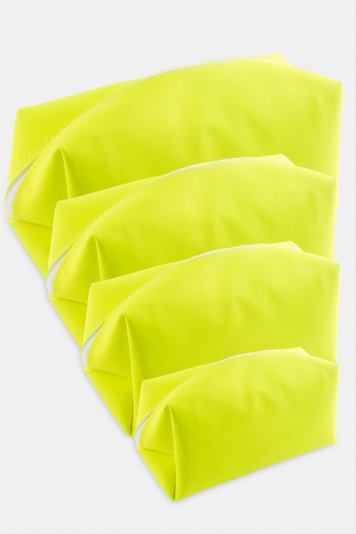 4 Adet El Tutmalı Makyaj Çantası