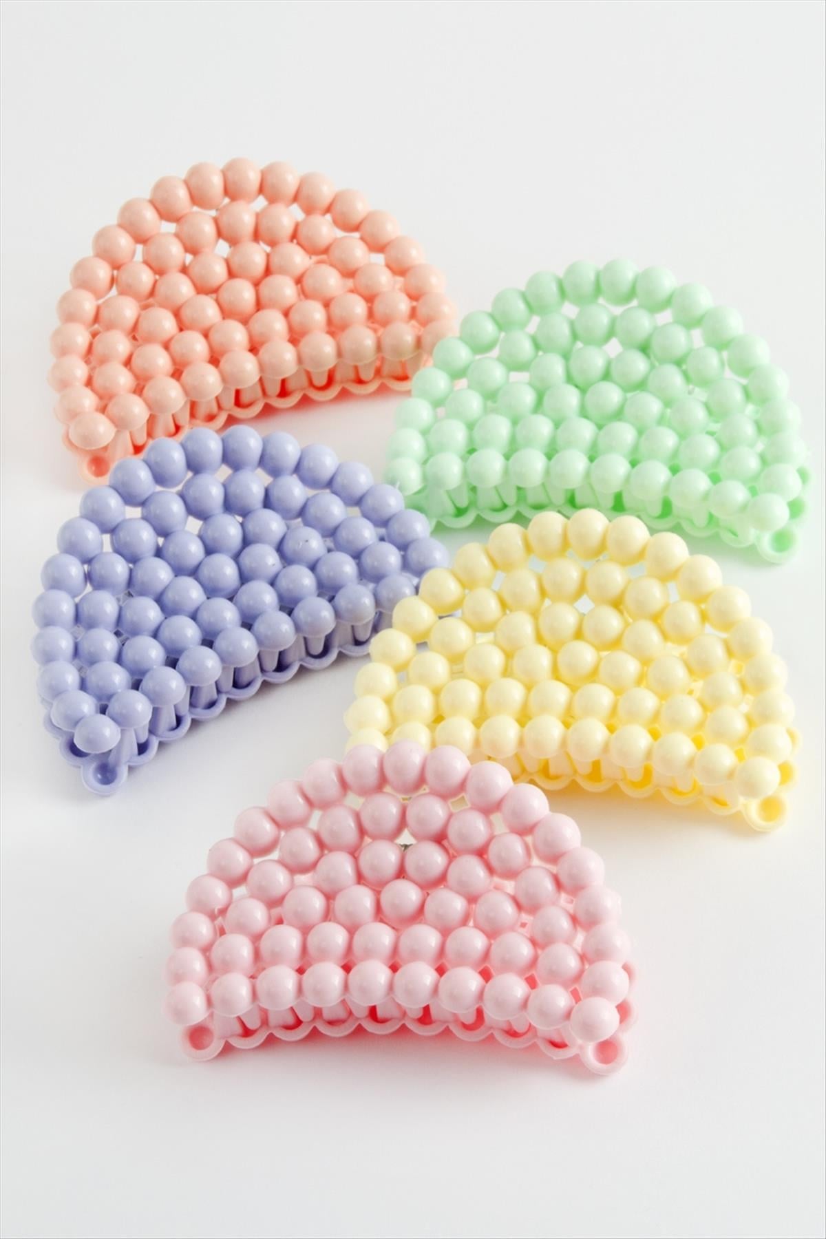 6 cm Oval Renkli Mandal Toka 1 Adet