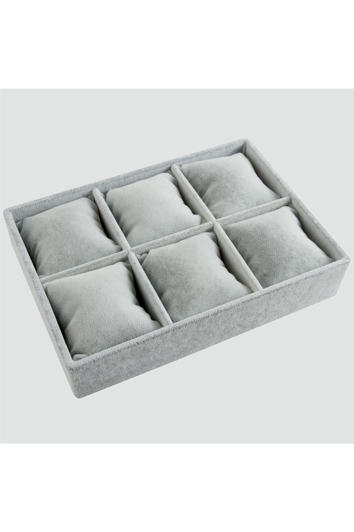 6'lı Anfora Kumaş Yastıklı Tabla