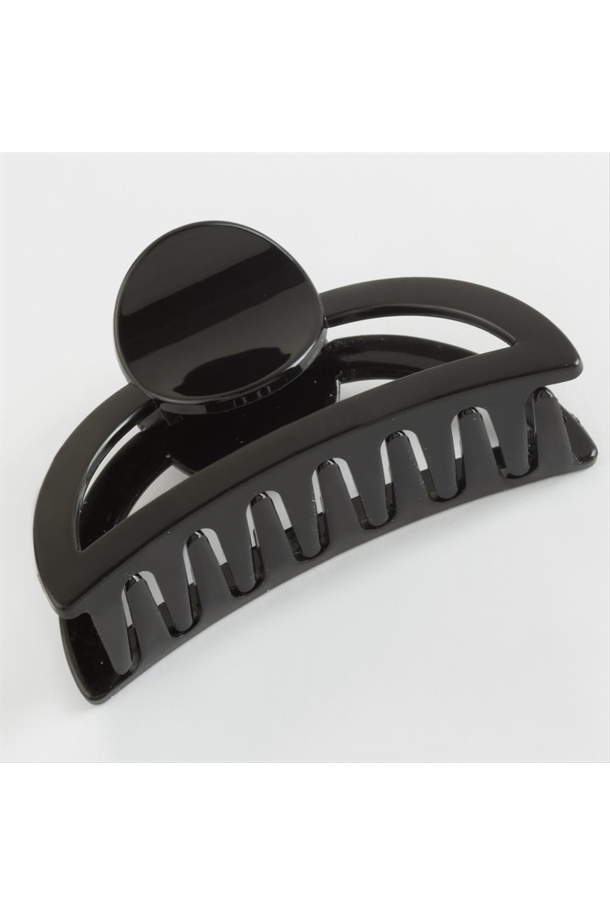 8  cm Oval Siyah Renkli Mandal Toka 1 Adet 