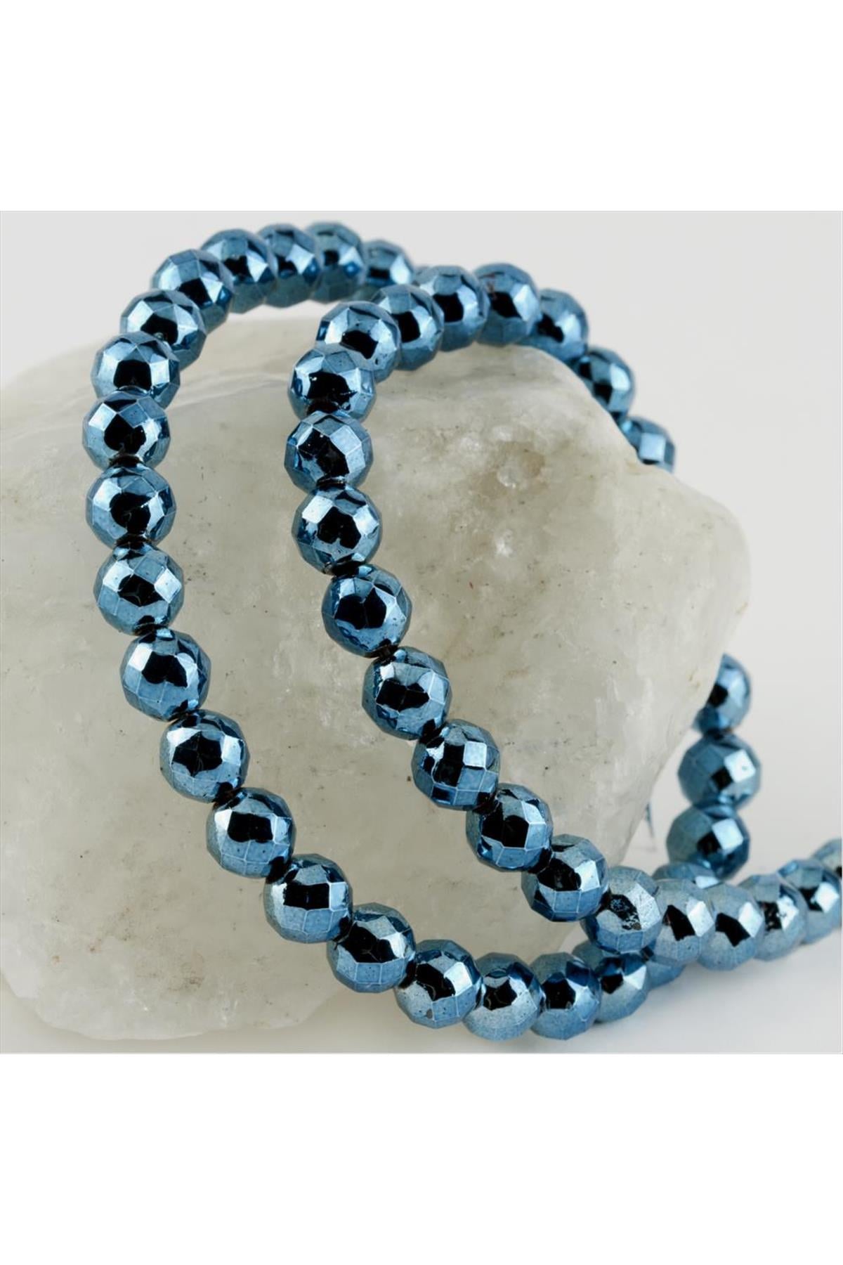 8 mm Fasetli Hematit Taşı