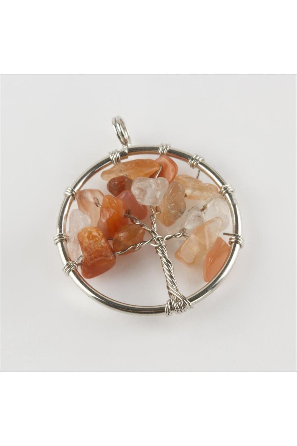 Akik Doğaltaş Kolye Ucu