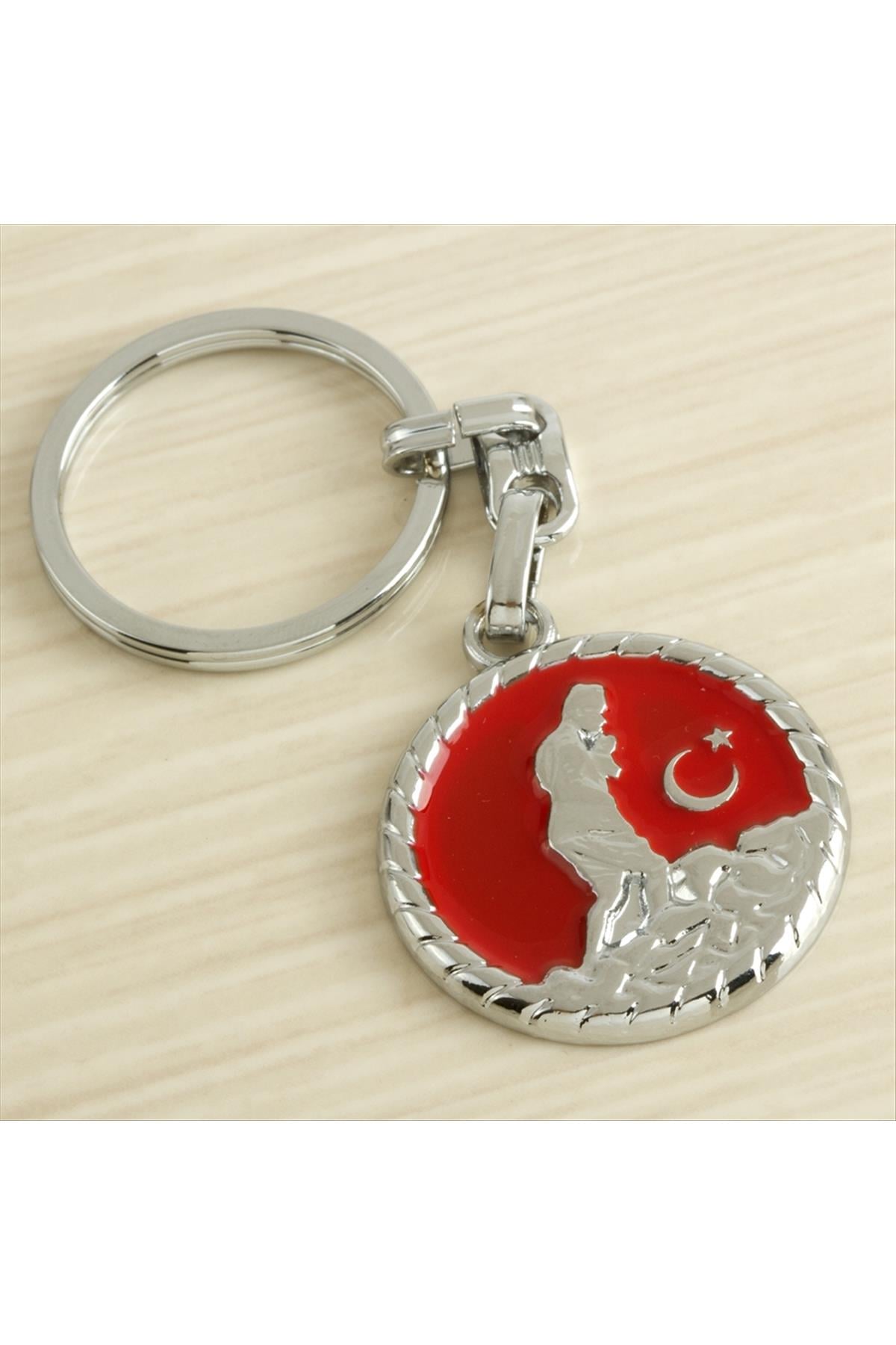 Ay Yıldız Kemal Atatürk Metal Anahtarlık