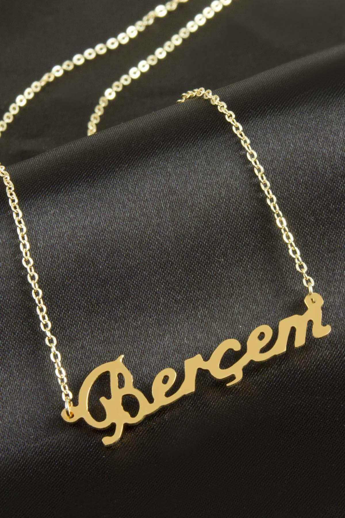 Berçem İsimli Kolye (Kişiye Özel)