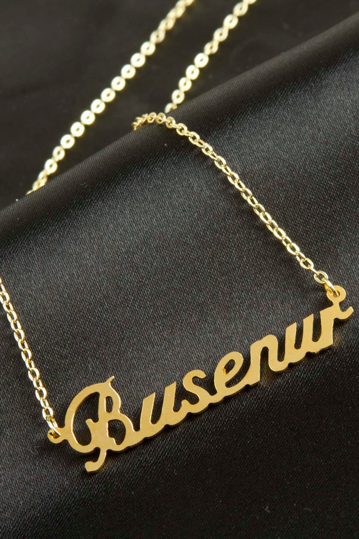 Busenur isimli kolye (Kişiye Özel)