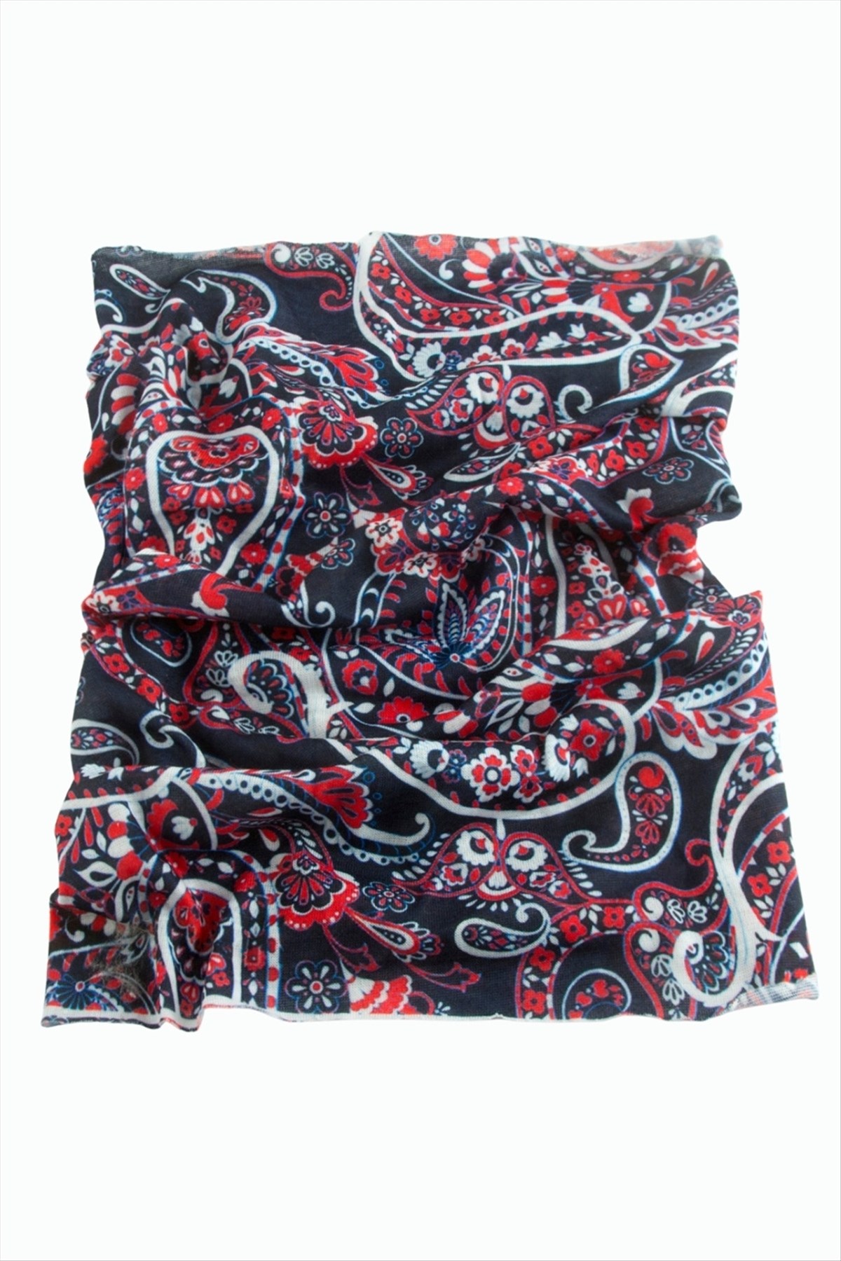 Çiçek Desenli Baff Boyunluk