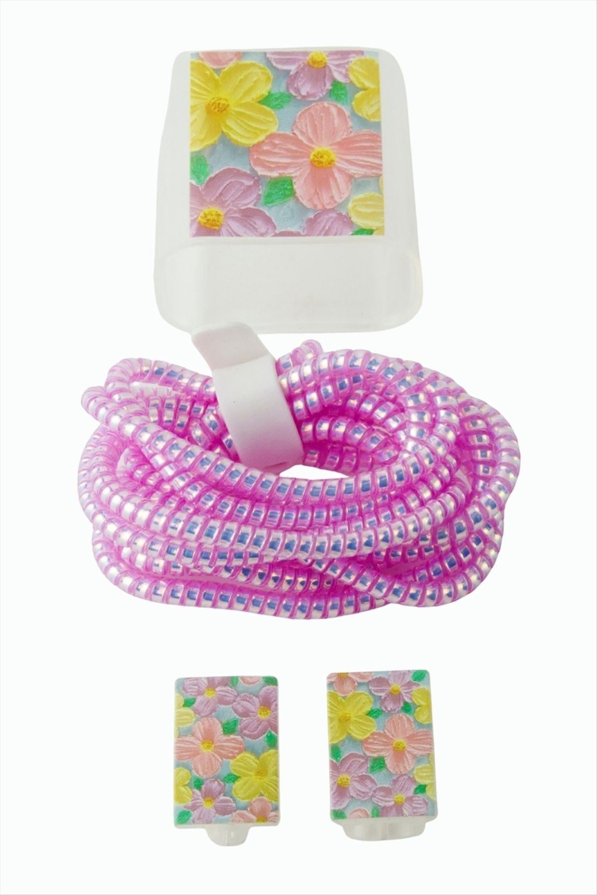 Çiçek İphone Şarj Kılıfı