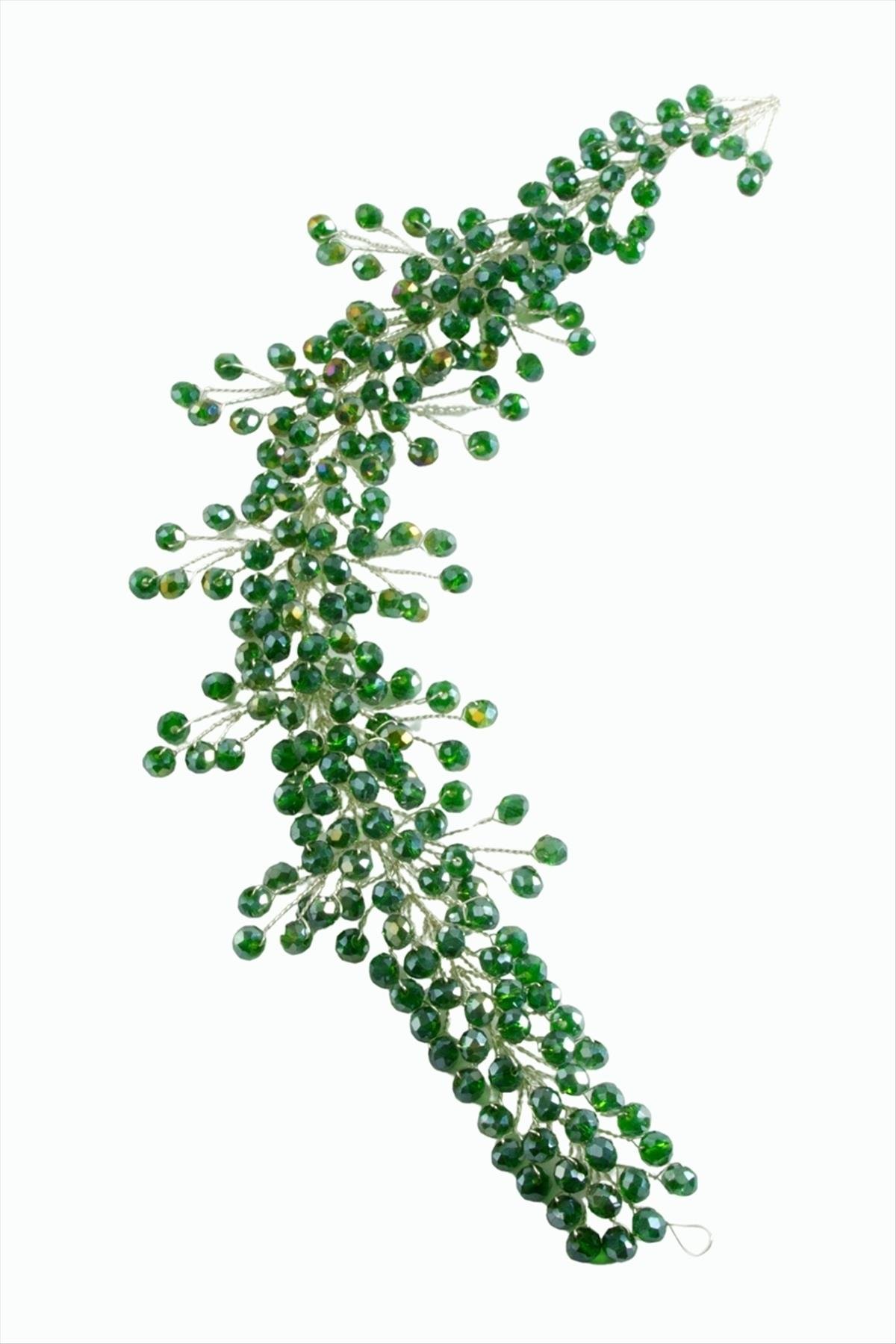 Çiçek Kristal Saç Aksesuarı