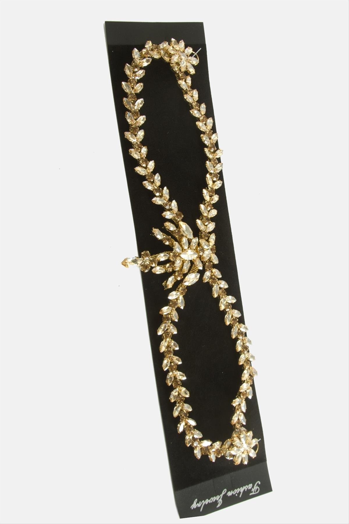 Çiçek Kristal Taşlı Alınlık