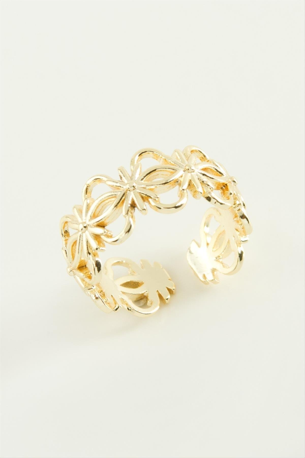 Çiçek Metal Yüzük