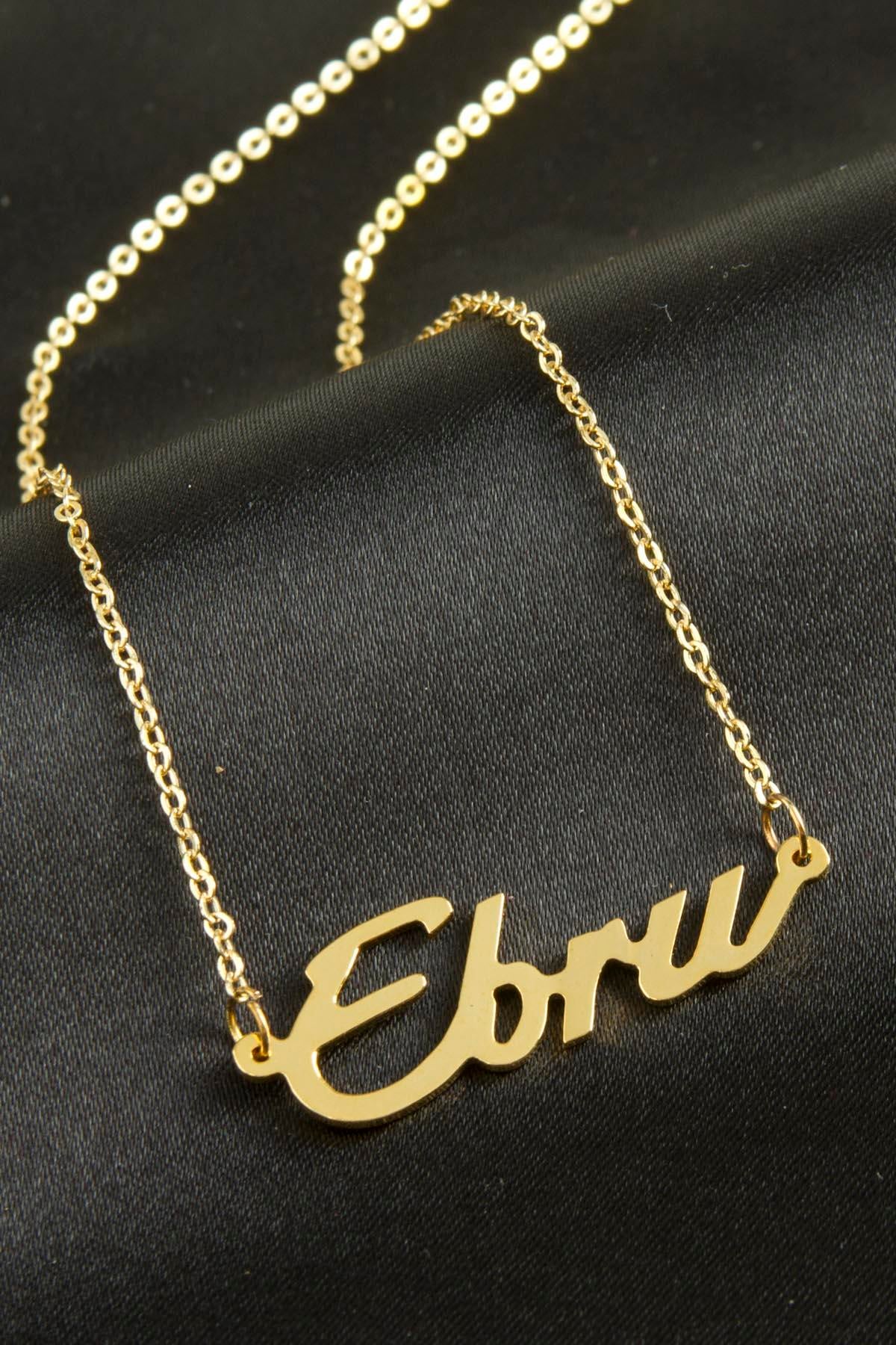 Ebru isimli kolye (Kişiye Özel)