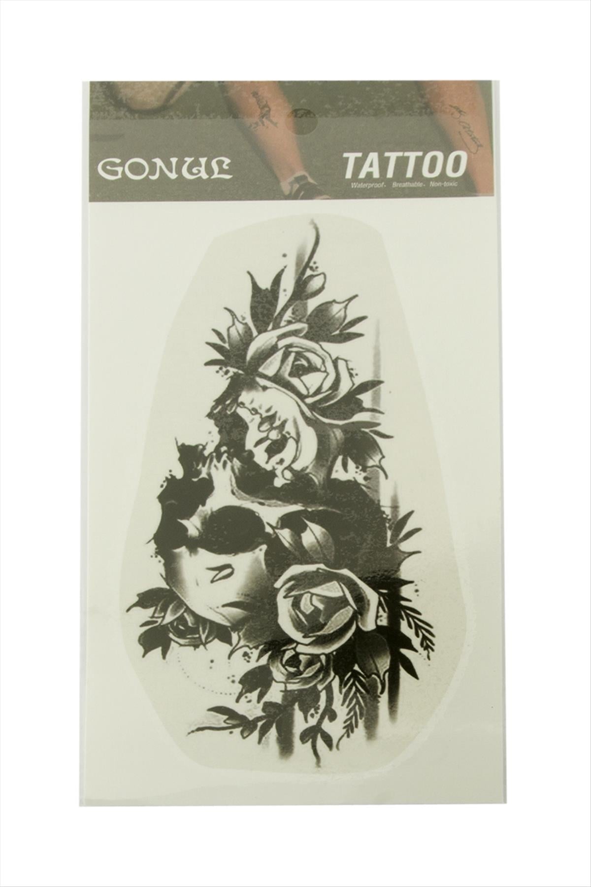 Gül Tattoo Dövme Sticker