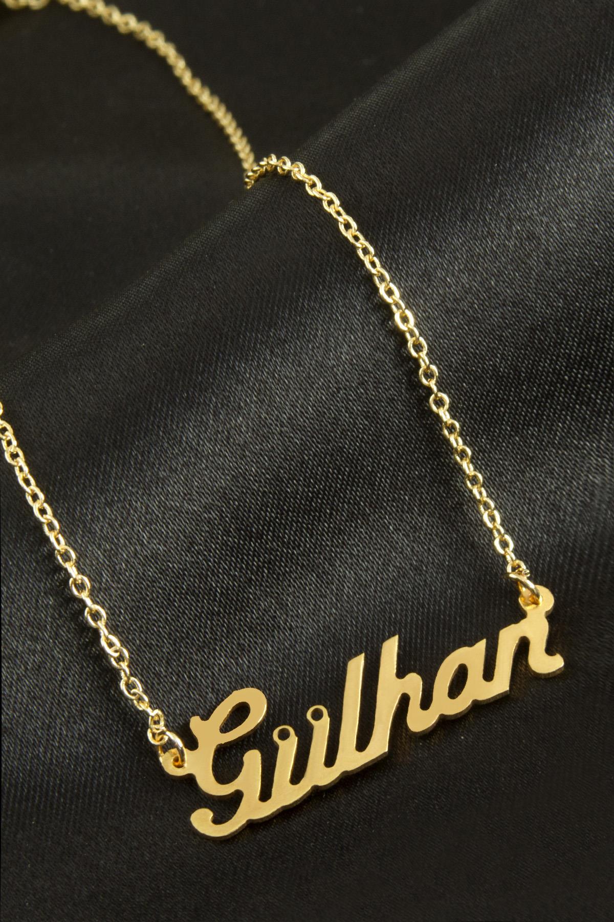 Gülhan İsimli Kolye (Kişiye Özel)