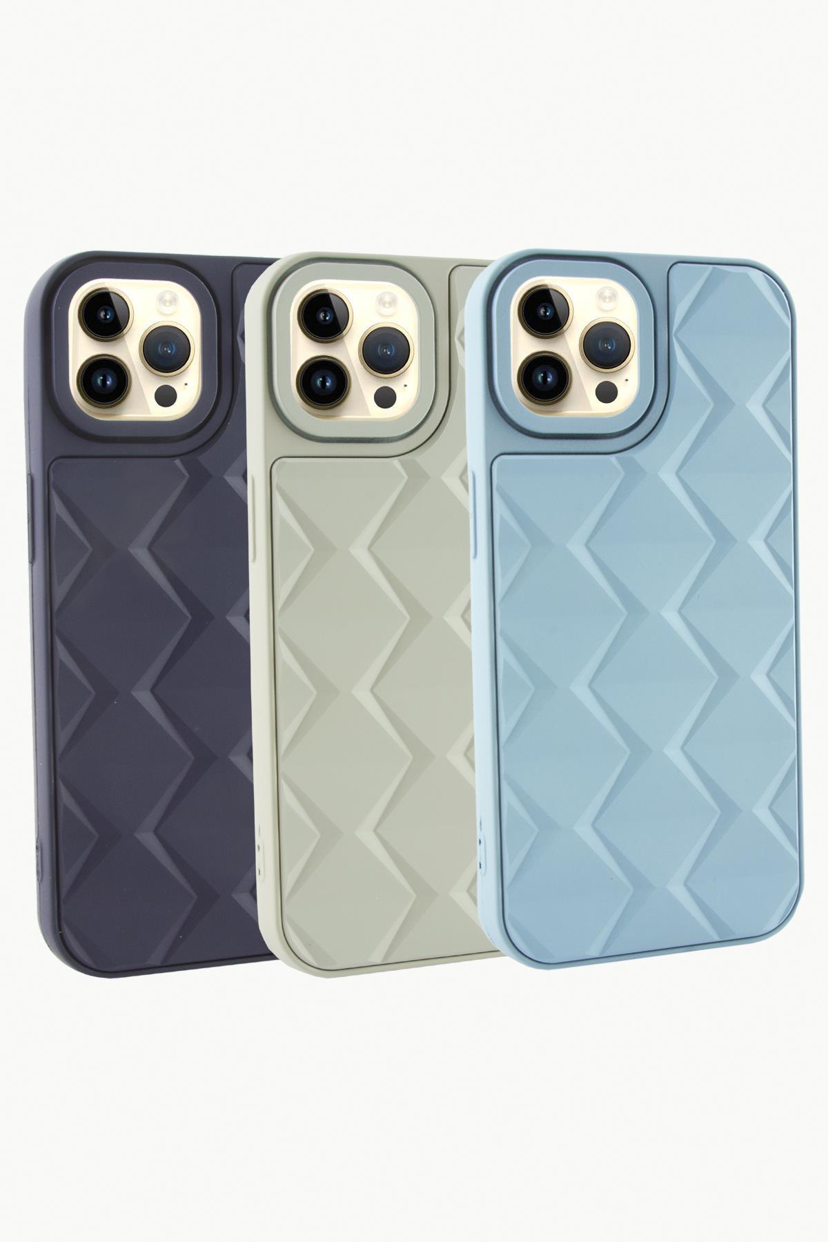iPhone 14 Pro Max Prizma Desenli Lüx Liza Kılıf