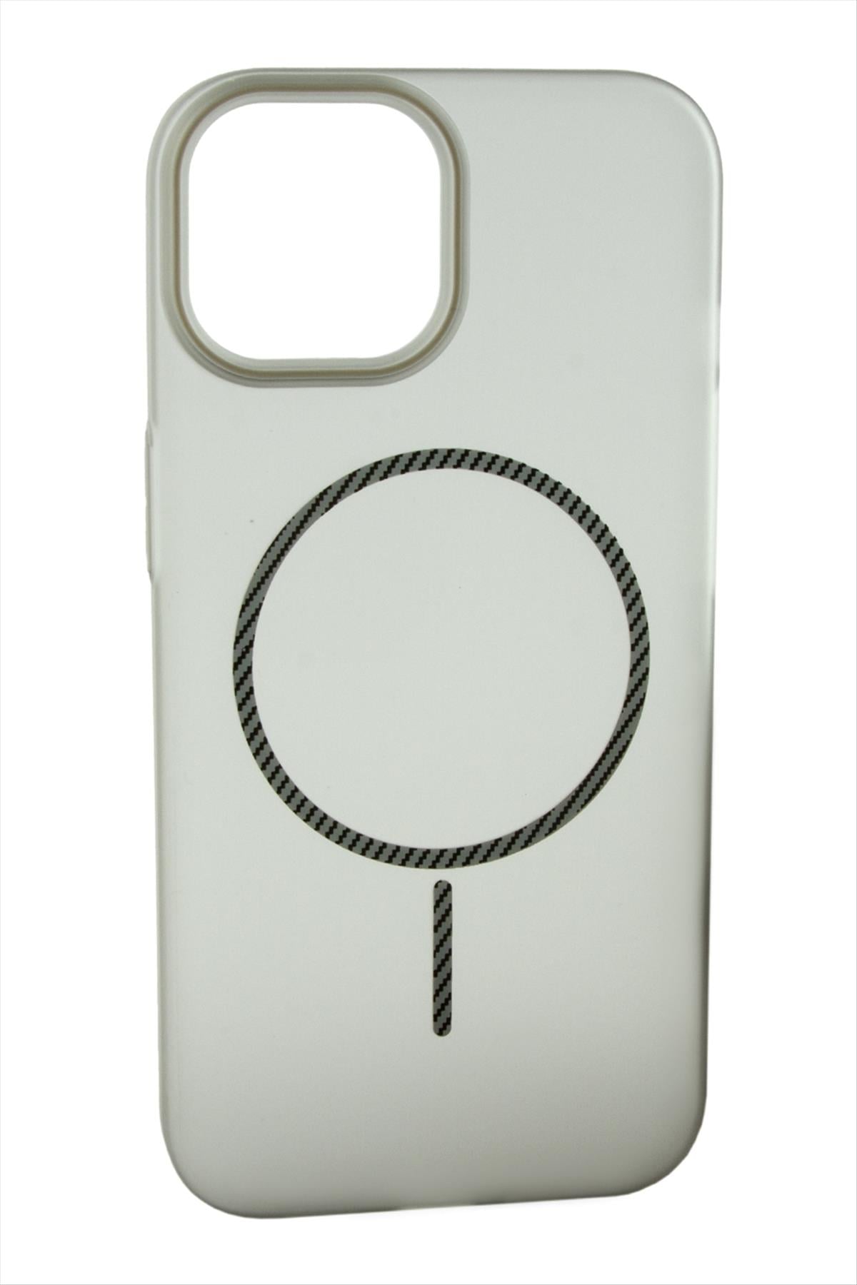iPhone 16 Pro Buzlu Magsaff Kapak Kılıf