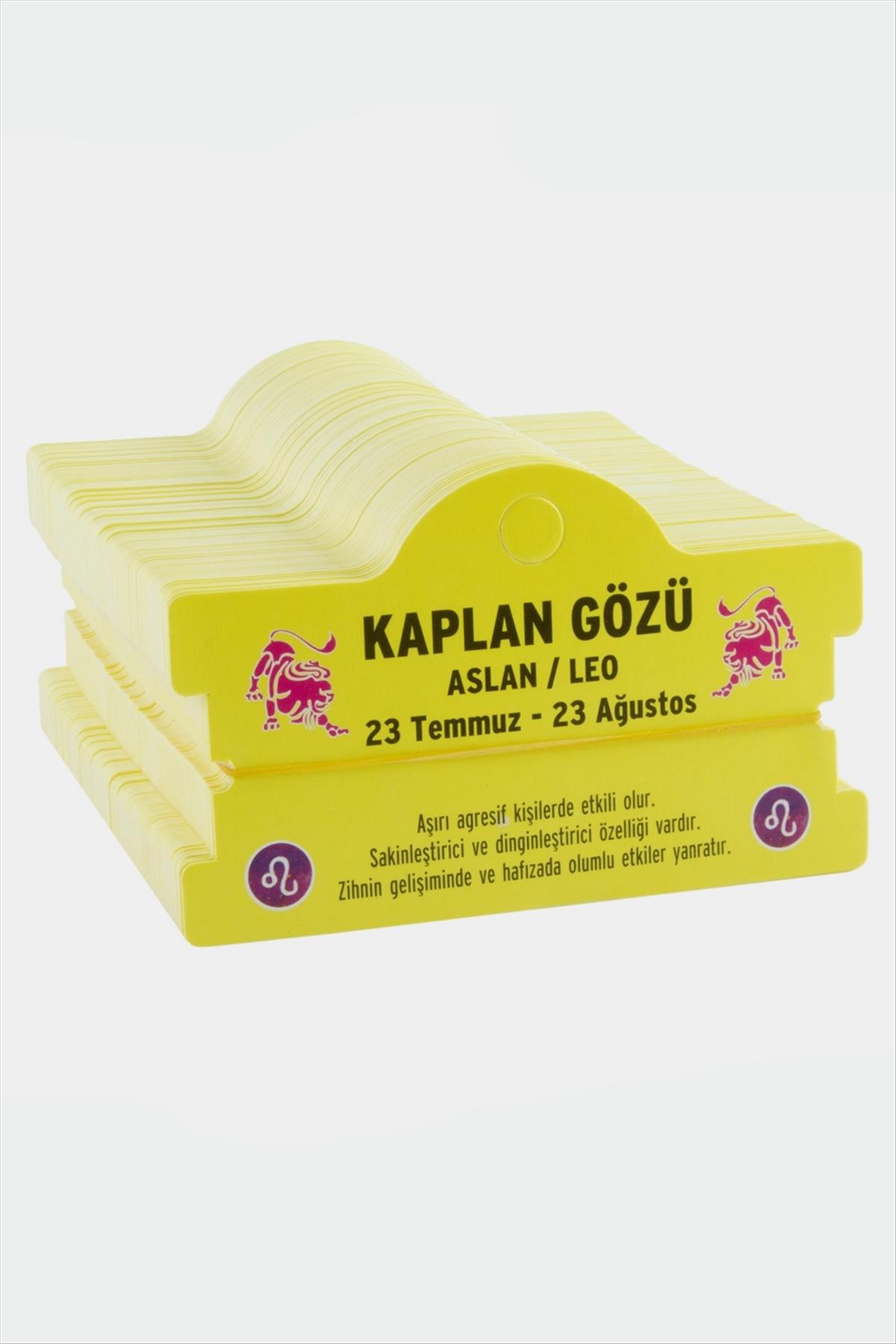 Kaplan Gözü & Aslan Burç Bileklik Kartı