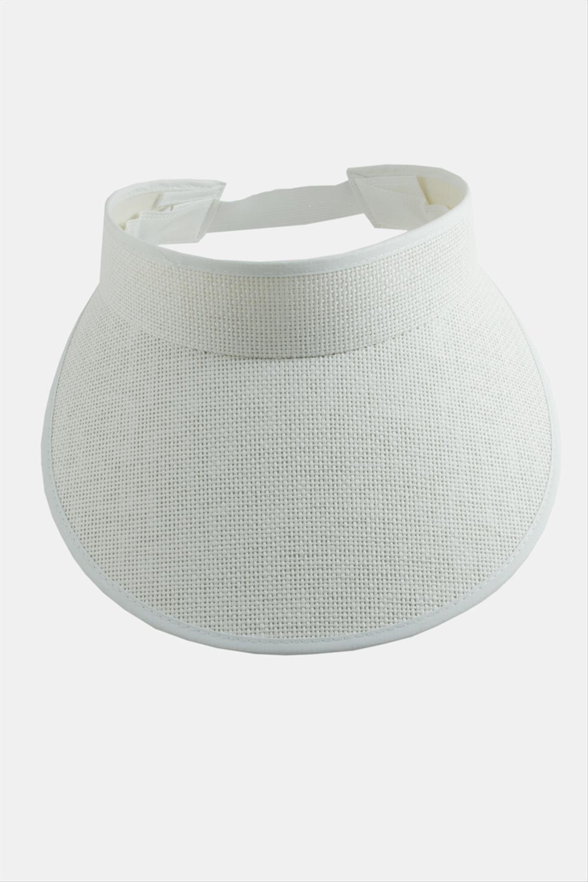 Kasketli Hasır Tennis Şapkası