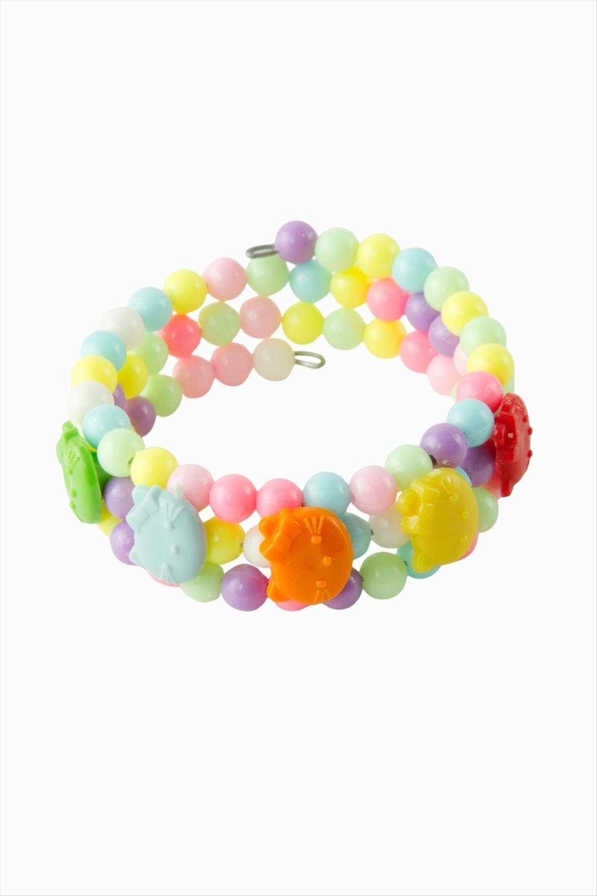 Kedi Helezon Boncuk Çocuk Bileklik