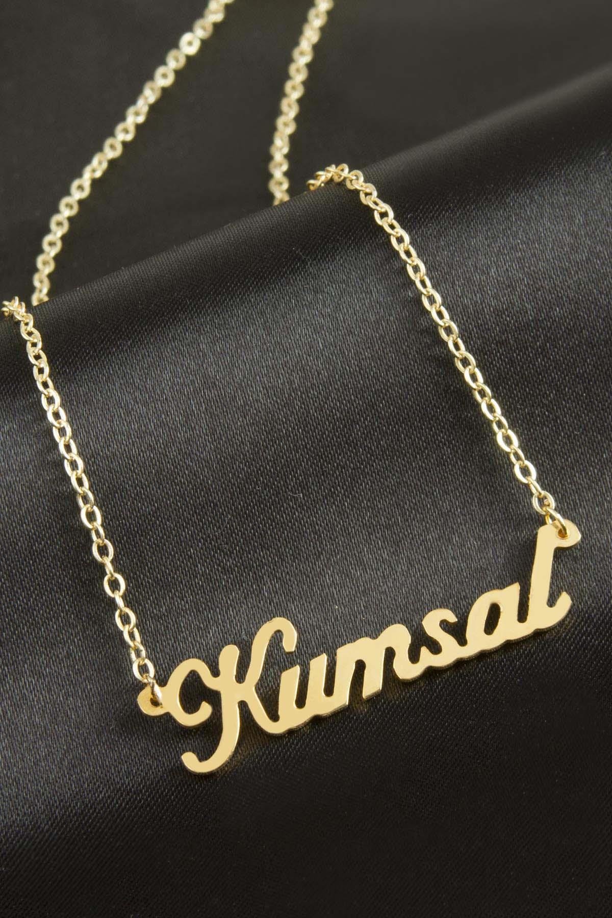 Kumsal İsimli Kolye (Kişiye Özel)