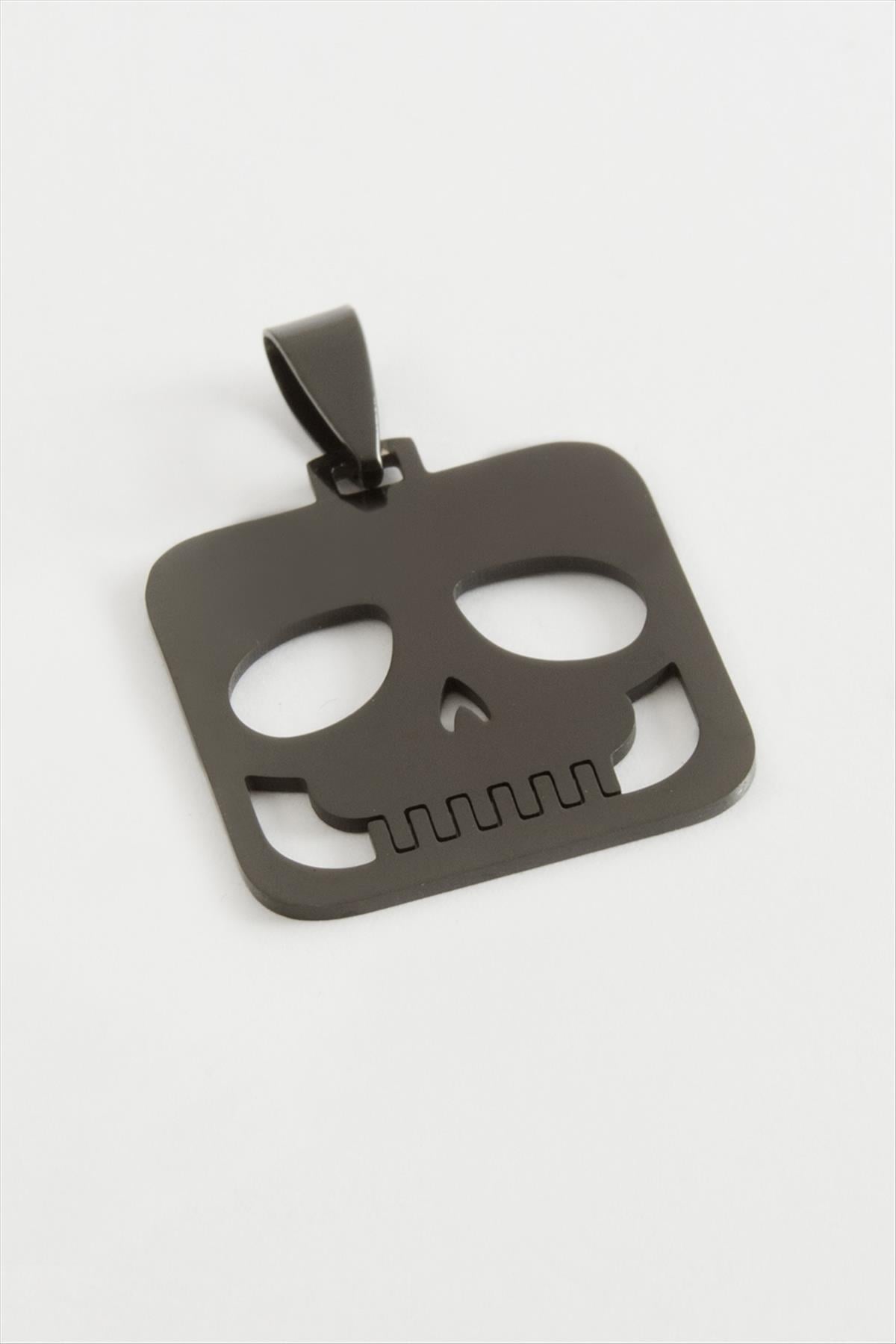 Kuru Kafa Çelik Kolye Ucu 2,5 cm