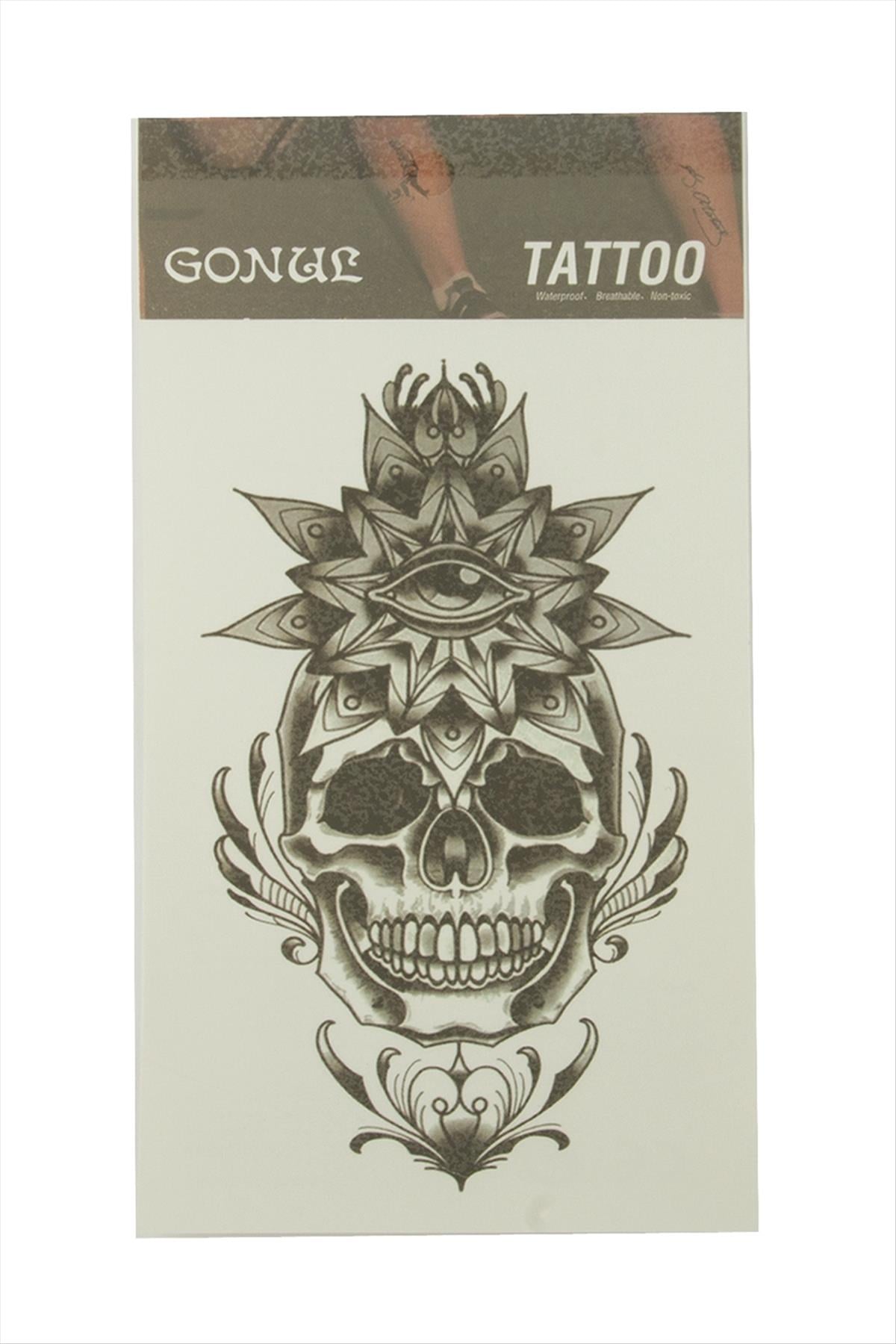 Kuru Kafa Tattoo Dövme Sticker
