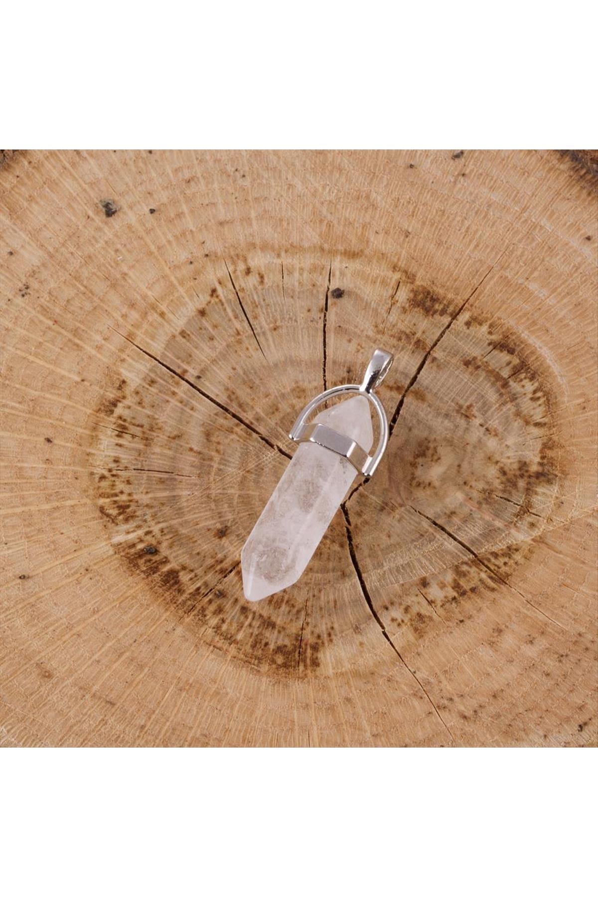 Kuvars Point Kolye Ucu