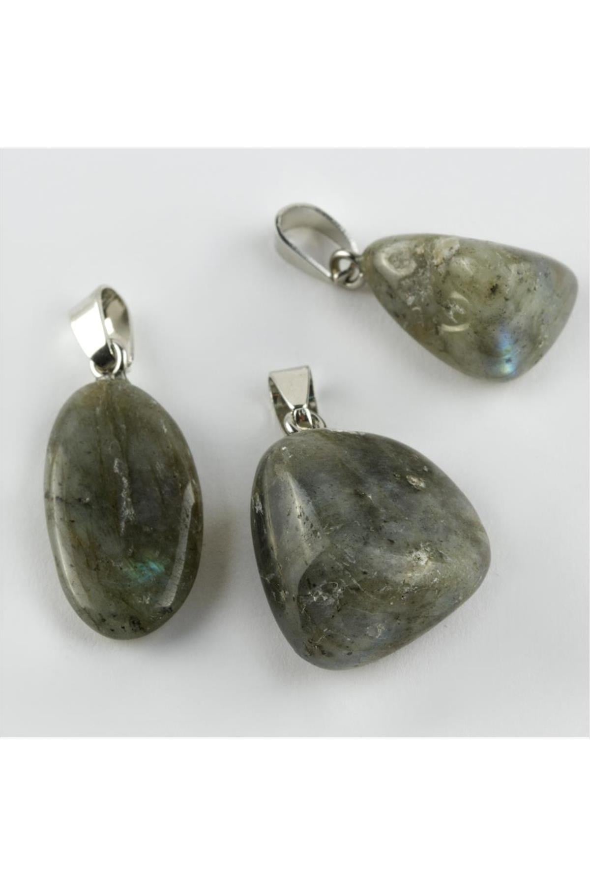 Labradorit Doğaltaş Kolye Ucu