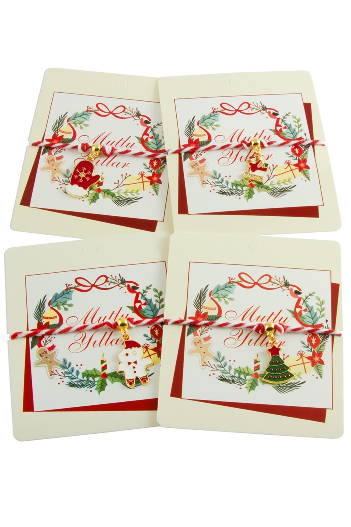 Makrome Yılbaşı Bilekliği