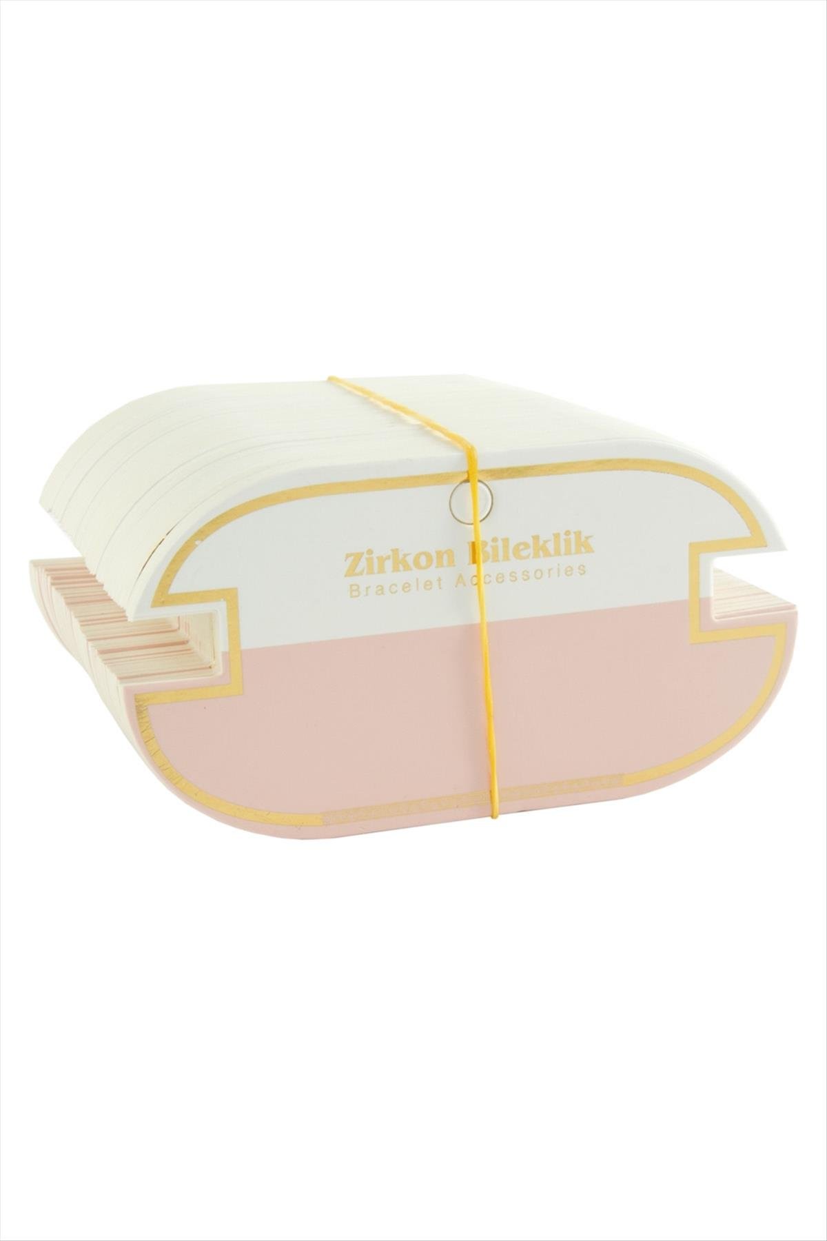 Oval Kalın Zirkon Bileklik Kartı 100 Adet