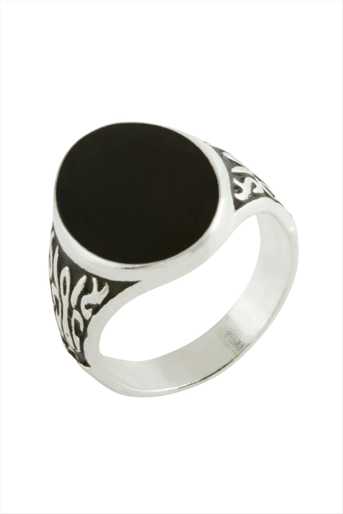 Oval Metal Erkek Yüzük