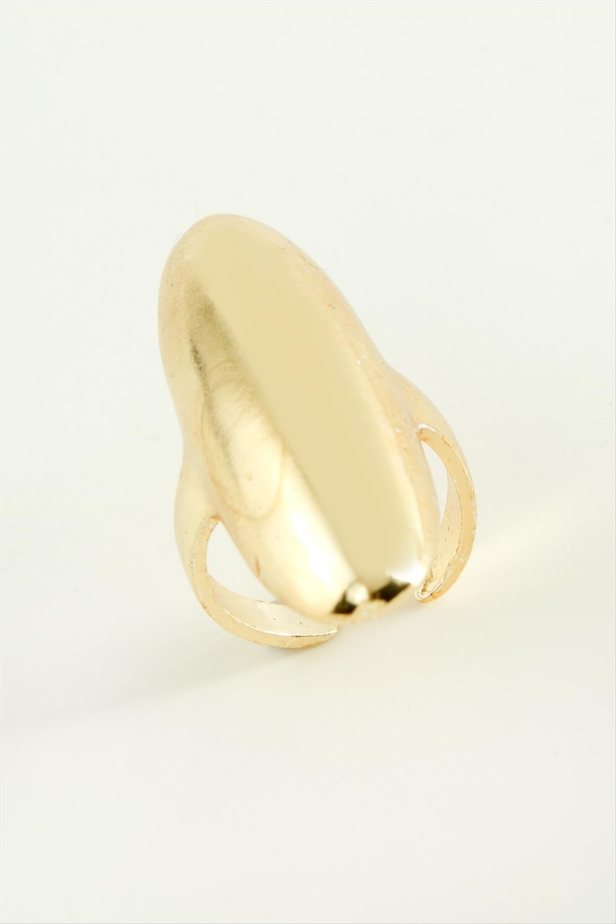 Oval Metal Yüzük