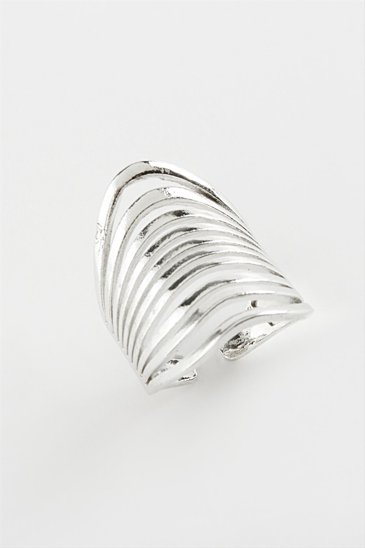 Oval Metal Yüzük