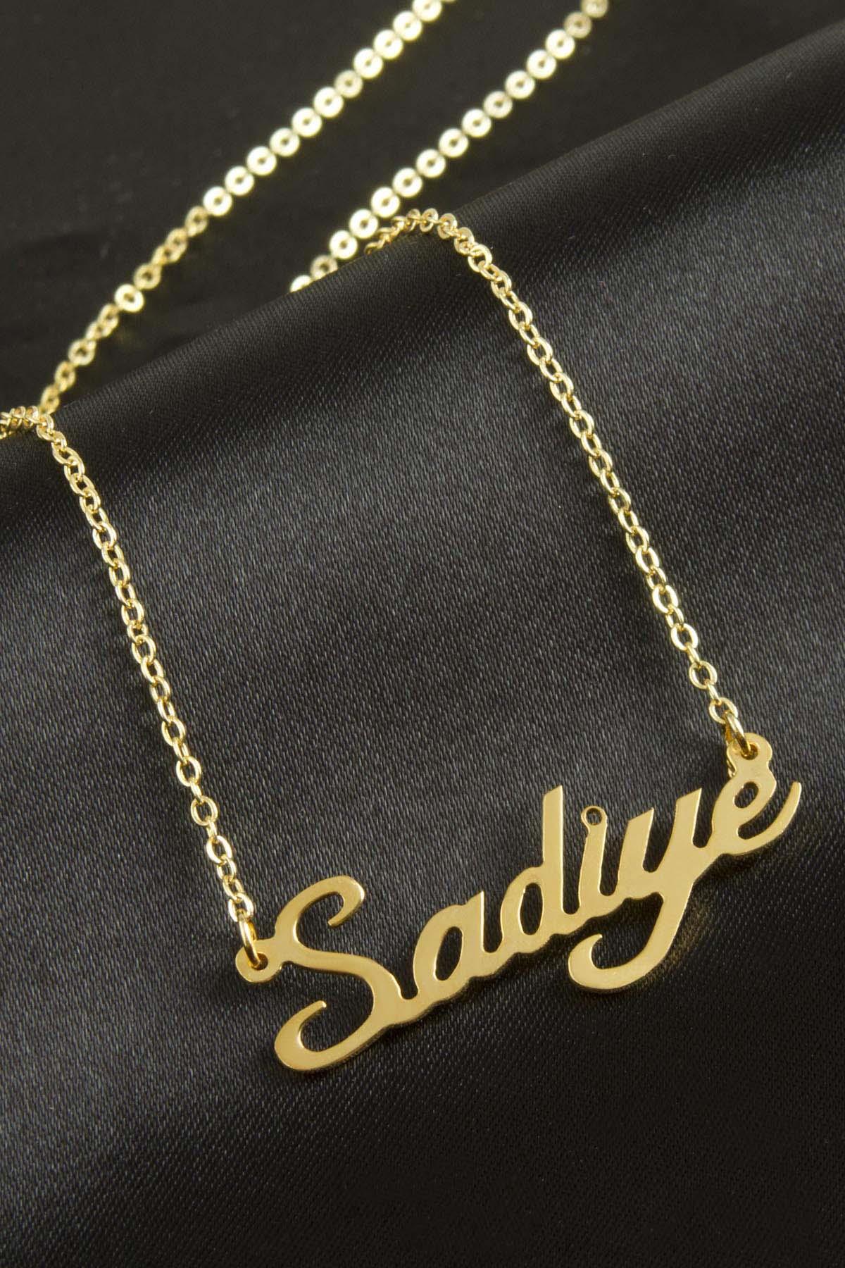 Sadiye İsimli Kolye (Kişiye Özel)