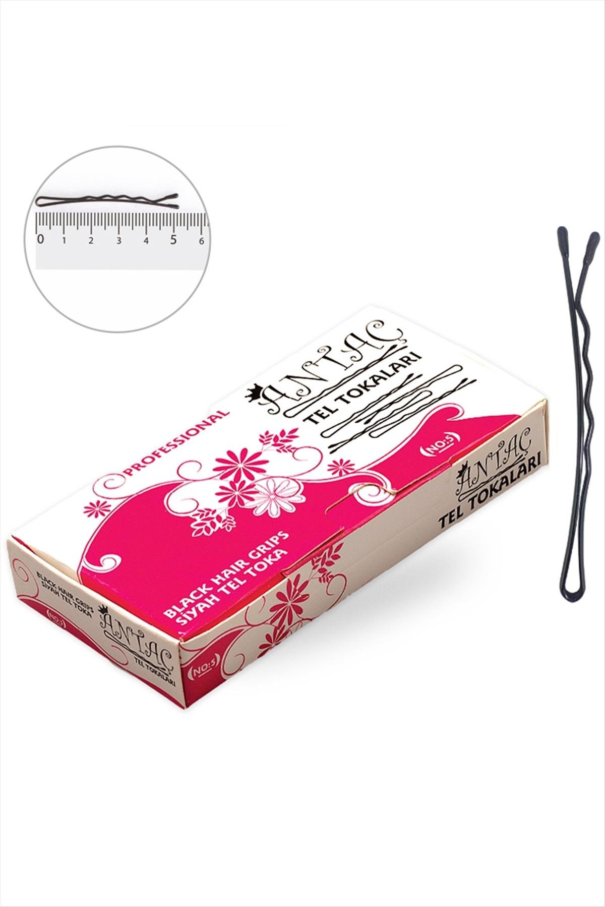 Siyah Topuzlu Tel Toka 150 Adet