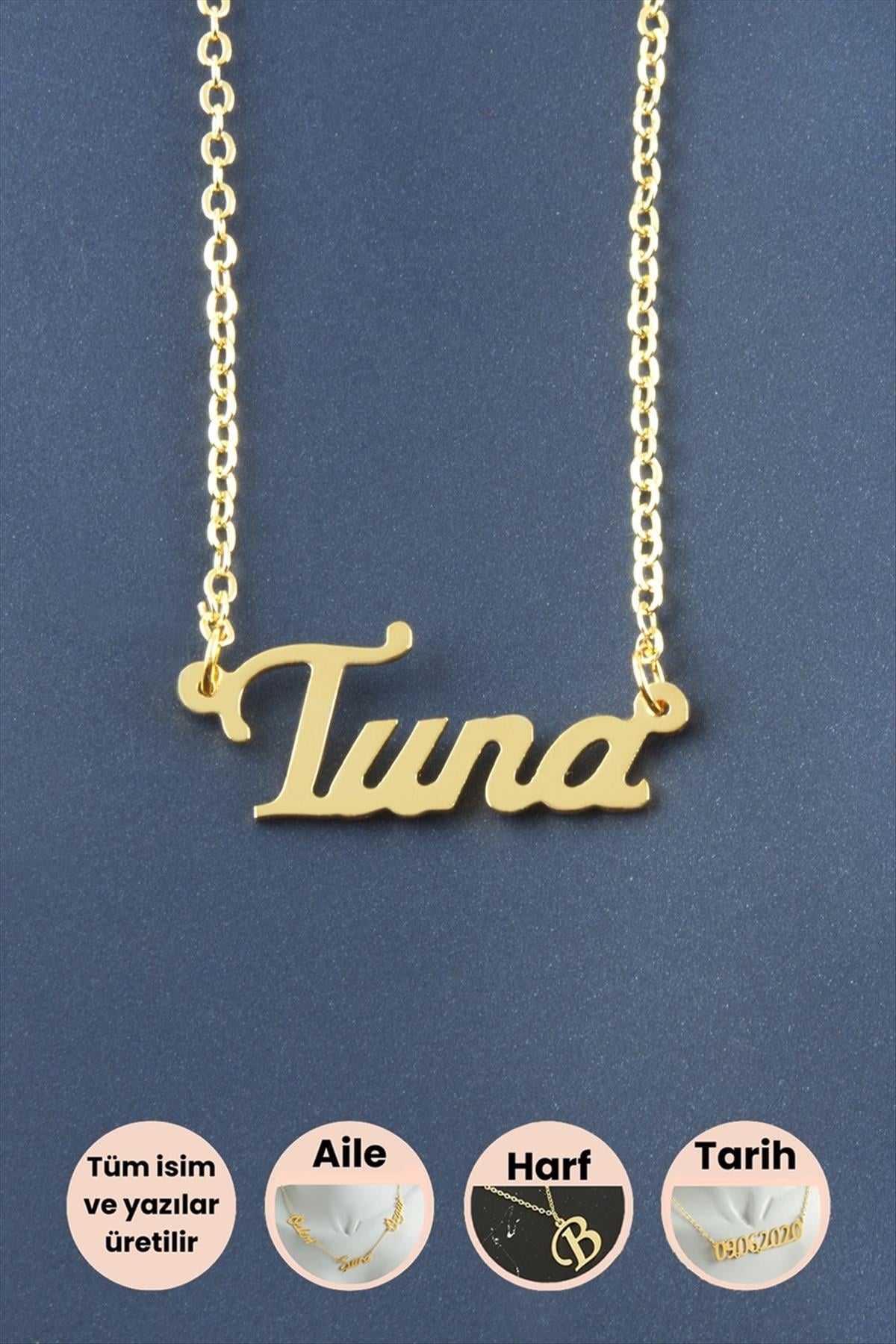 Tuna İsimli Kolye