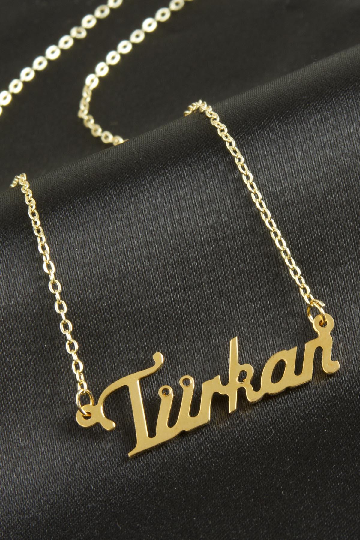 Türkan isimli kolye (Kişiye Özel)
