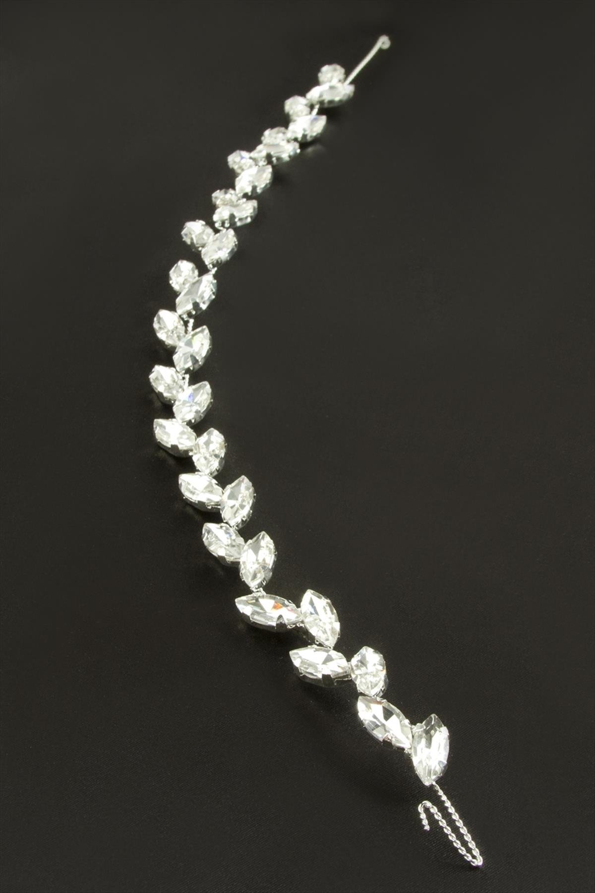 Zikzak Taşlı Eğilebilir Saç Aksesuarı