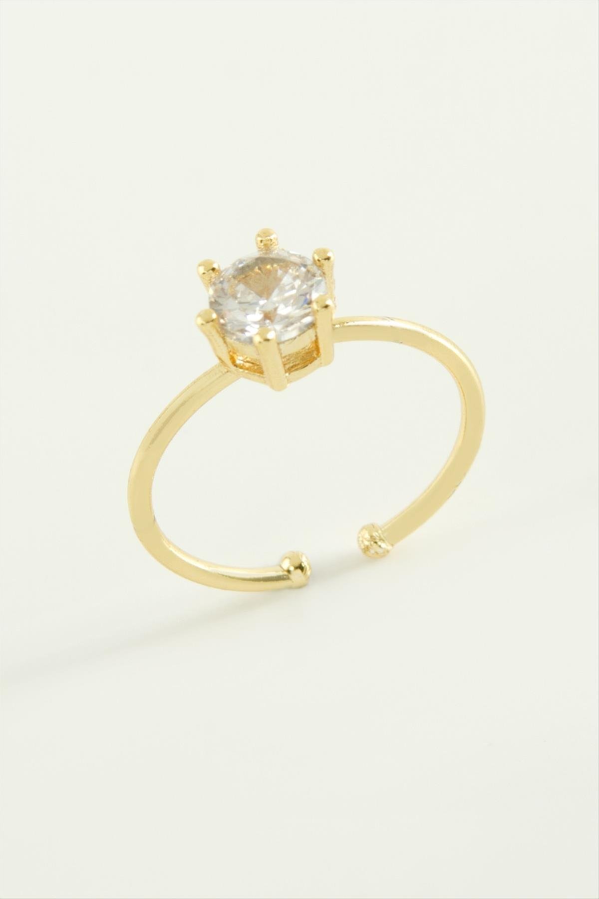 Zirkon Tektaşlı Yüzük