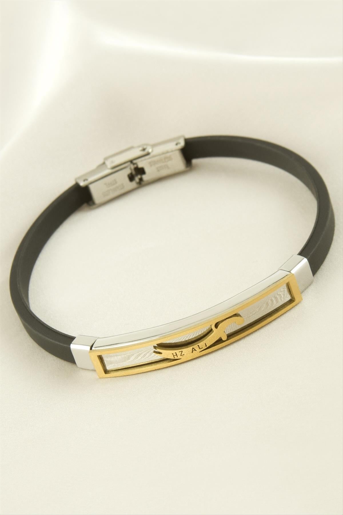 Zülfikar Deri Çelik Bileklik