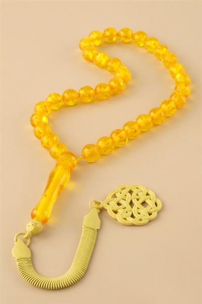 8 mm Orjinal Sıkma Kehribar Tesbih