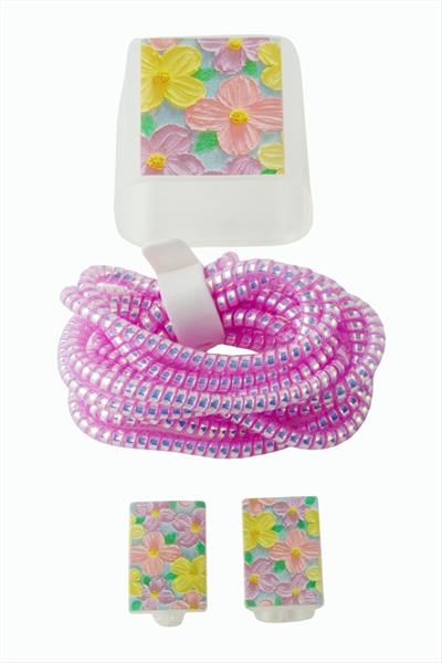 Çiçek İphone Şarj Kılıfı