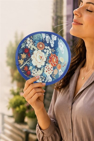 Çiçek Kore Yelpaze 20 cm