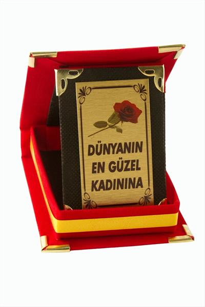 Dünyanın En Güzel Kadınına Plaketi