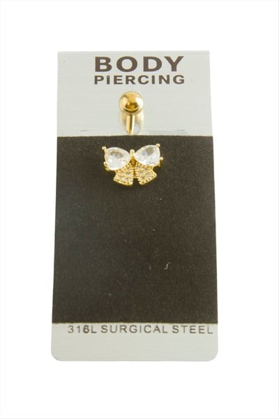 Fiyong Lüks Çelik Göbek Piercing 1 Adet