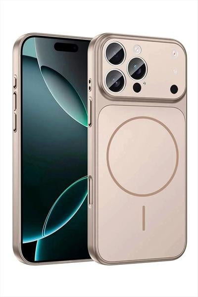 İphone 13 Pro Uyumlu 17 Pro Max Görünümlü Magsaff Kapak Kılıf