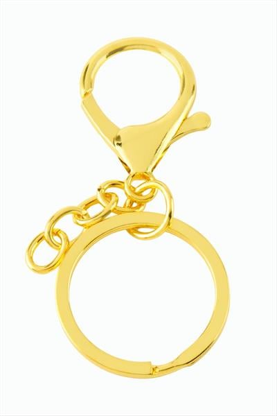 Kancalı Metal Anahtarlık Aparatı Zincirli