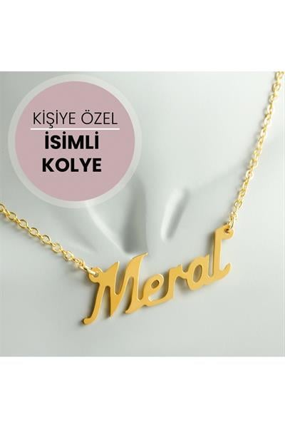 Kişiye Özel İsim Yazılı Kolye