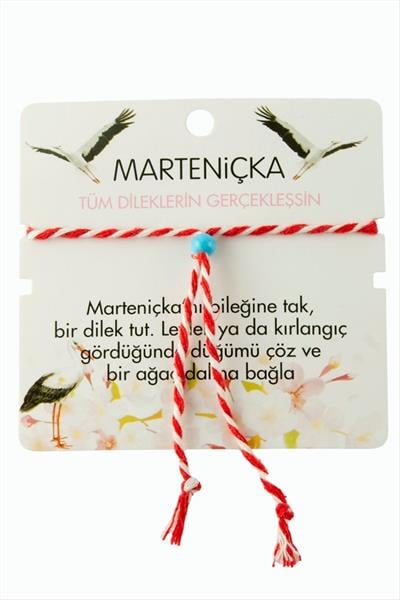 Mavi Boncuk Marteniçka Bileklik