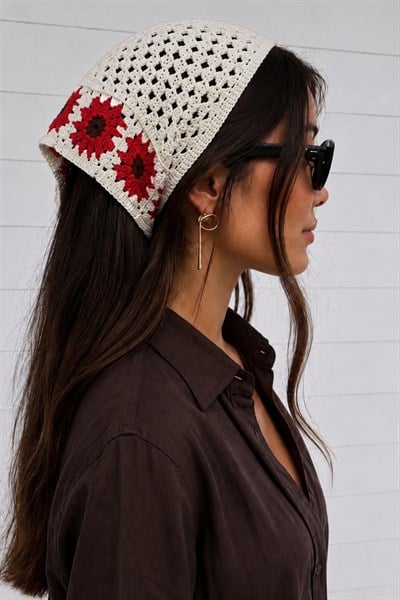 Örme Bohem Bandana