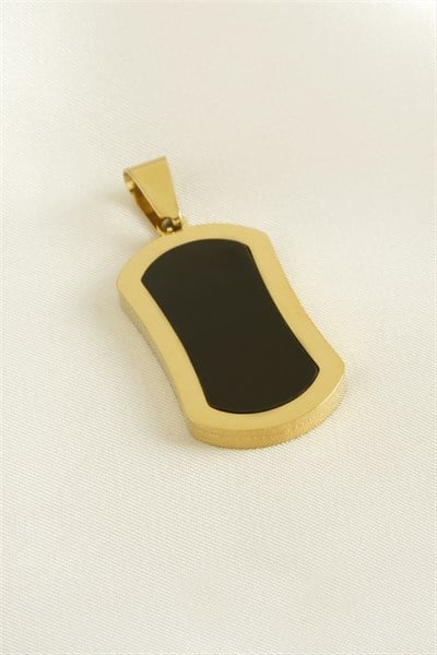Oval Çelik Kolye Ucu 1,5*3 cm